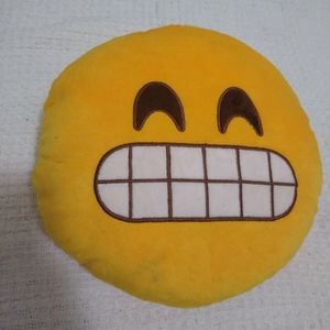 Grimce emoji pillow